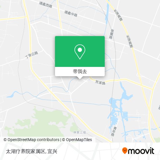 太湖疗养院家属区地图
