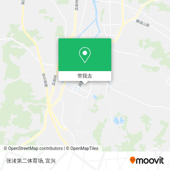 张渚第二体育场地图