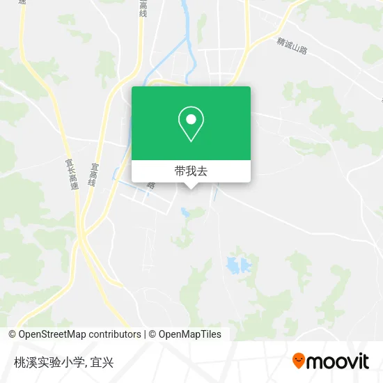 桃溪实验小学地图