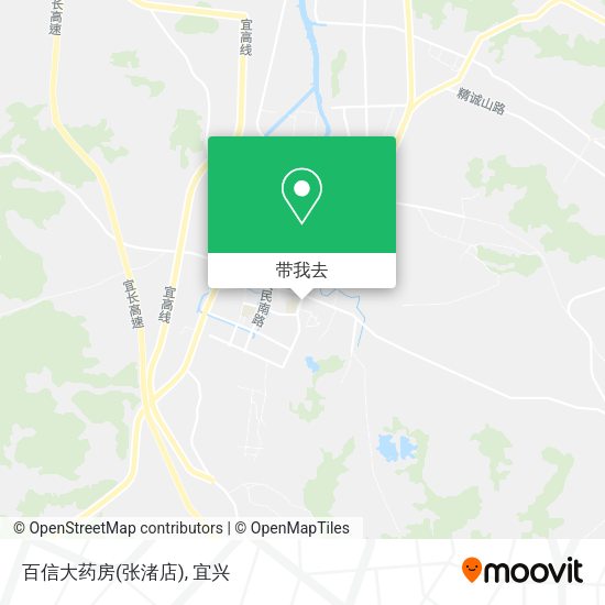 百信大药房(张渚店)地图