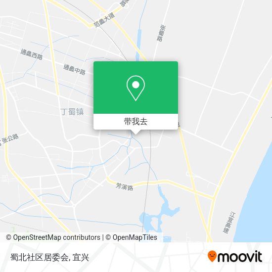 蜀北社区居委会地图