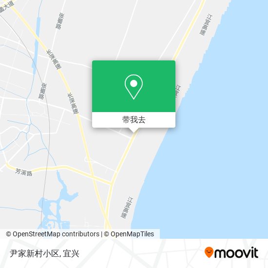 尹家新村小区地图
