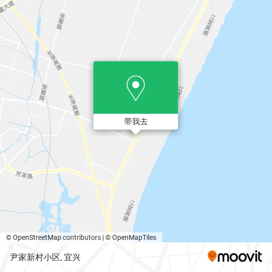 尹家新村小区地图