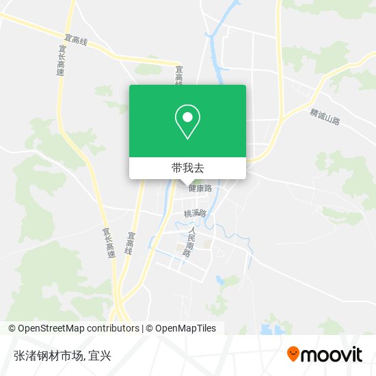 张渚钢材市场地图
