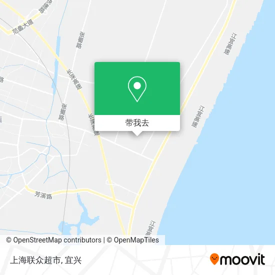 上海联众超市地图