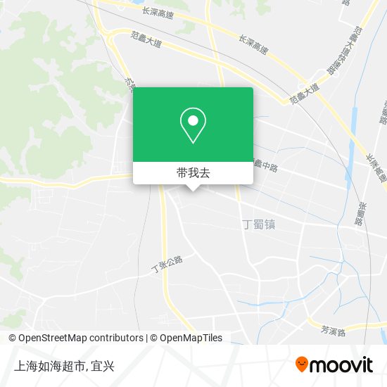 上海如海超市地图