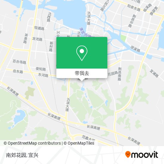 南郊花园地图