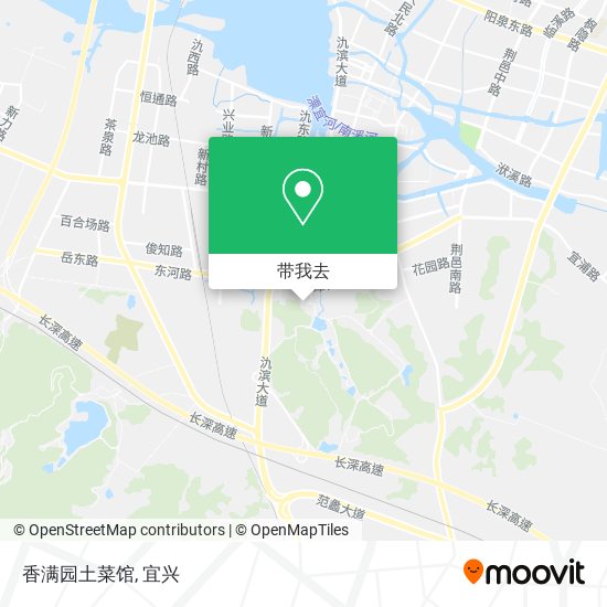 香满园土菜馆地图