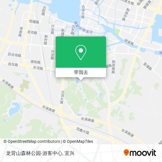 龙背山森林公园-游客中心地图