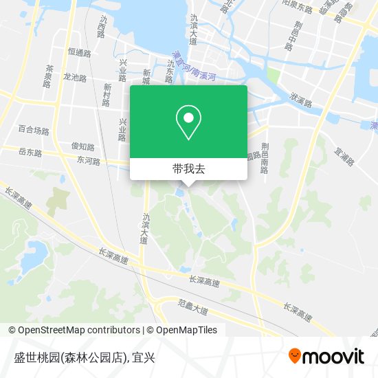 盛世桃园(森林公园店)地图