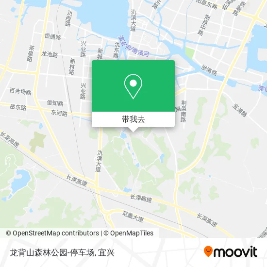 龙背山森林公园-停车场地图