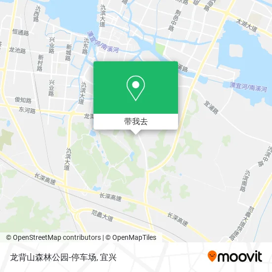 龙背山森林公园-停车场地图