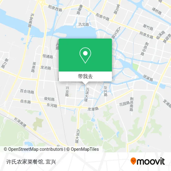 许氏农家菜餐馆地图