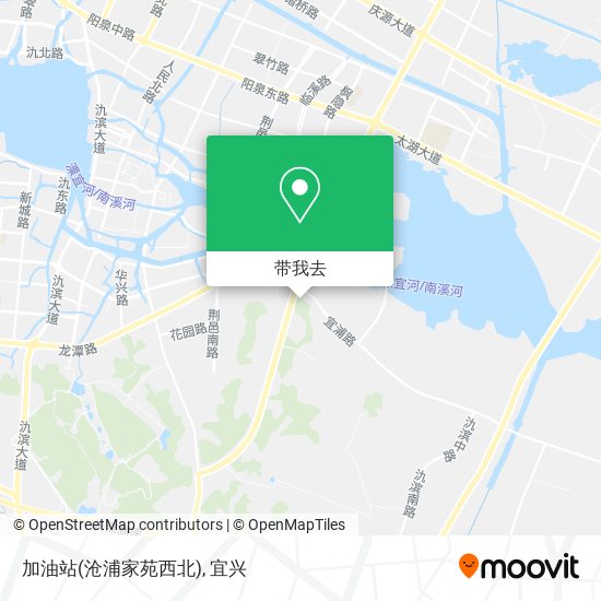 加油站(沧浦家苑西北)地图