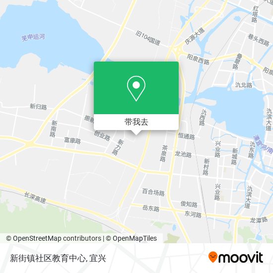 新街镇社区教育中心地图