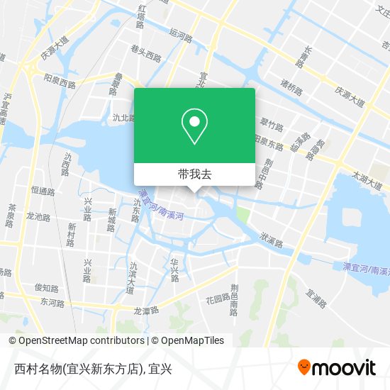 西村名物(宜兴新东方店)地图
