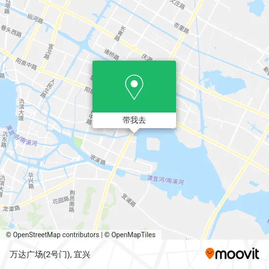 万达广场(2号门)地图