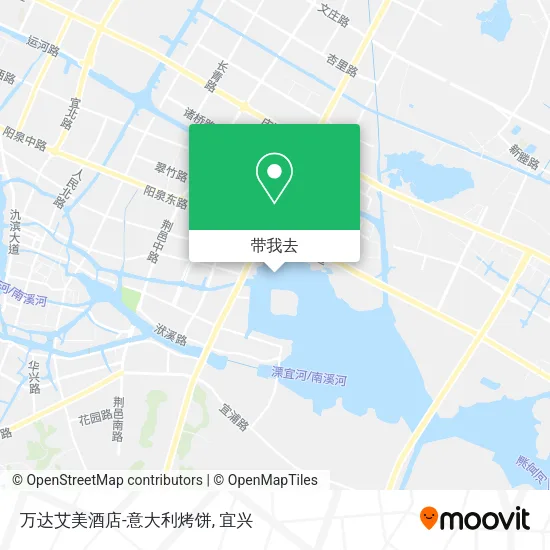 万达艾美酒店-意大利烤饼地图