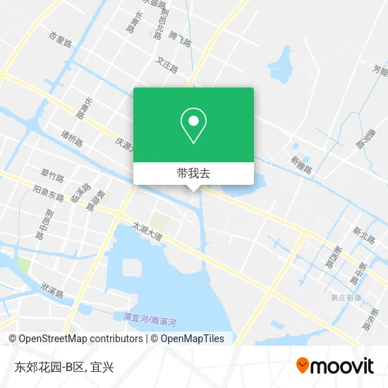 东郊花园-B区地图