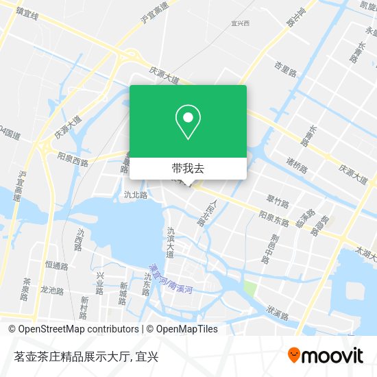茗壶茶庄精品展示大厅地图