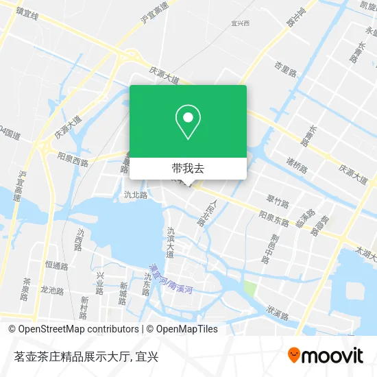 茗壶茶庄精品展示大厅地图