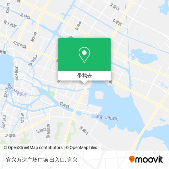 宜兴万达广场广场-出入口地图
