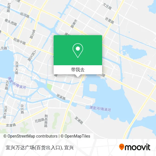 宜兴万达广场(百货出入口)地图