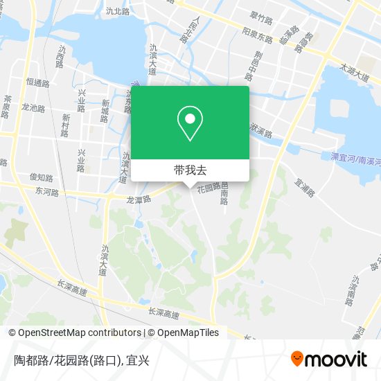 陶都路/花园路(路口)地图