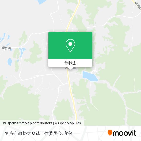 宜兴市政协太华镇工作委员会地图