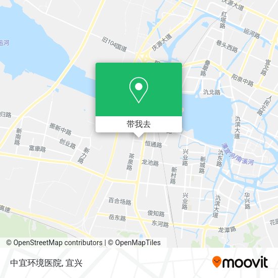 中宜环境医院地图