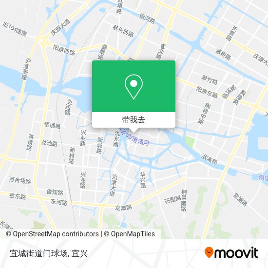 宜城街道门球场地图
