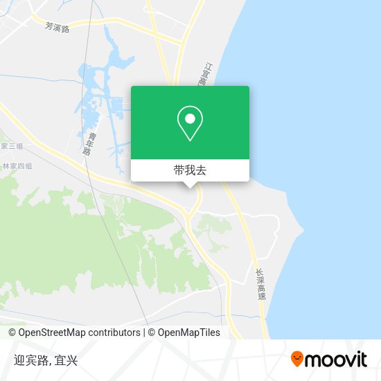迎宾路地图