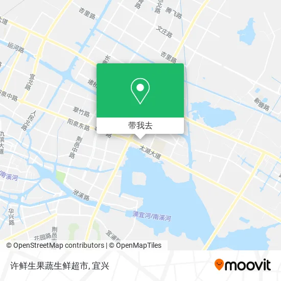 许鲜生果蔬生鲜超市地图