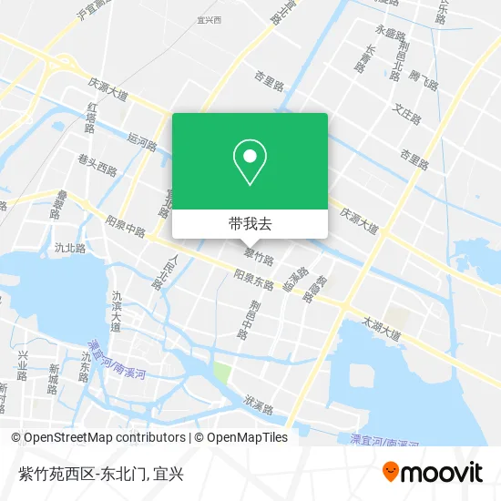 紫竹苑西区-东北门地图