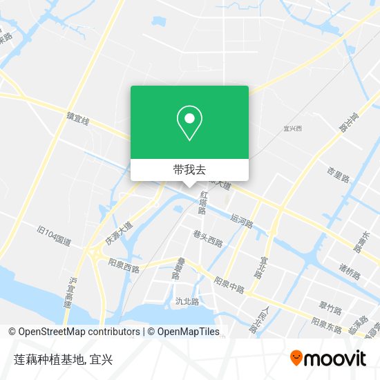 莲藕种植基地地图