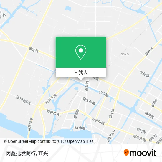 闵鑫批发商行地图