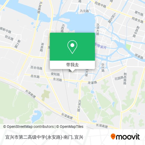 宜兴市第二高级中学(永安路)-南门地图