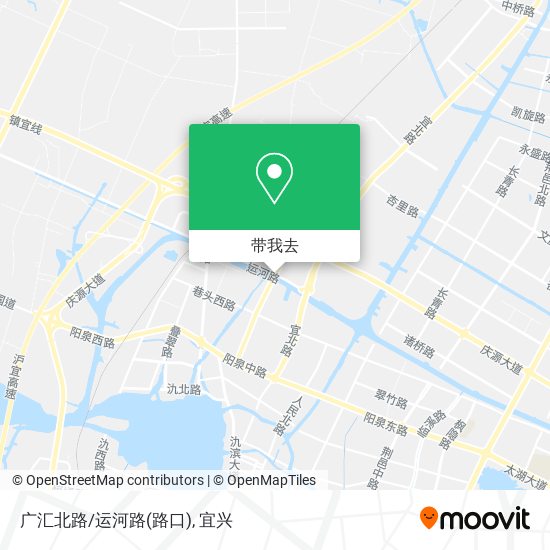 广汇北路/运河路(路口)地图