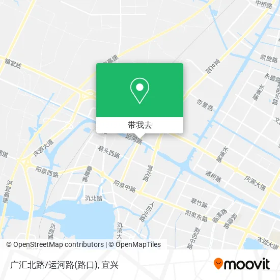 广汇北路/运河路(路口)地图