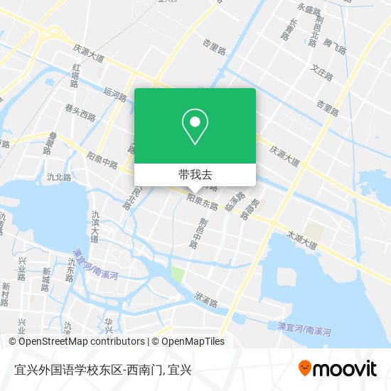 宜兴外国语学校东区-西南门地图