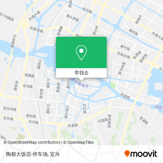陶都大饭店-停车场地图