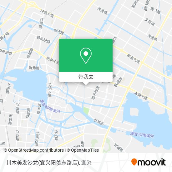 川木美发沙龙(宜兴阳羡东路店)地图