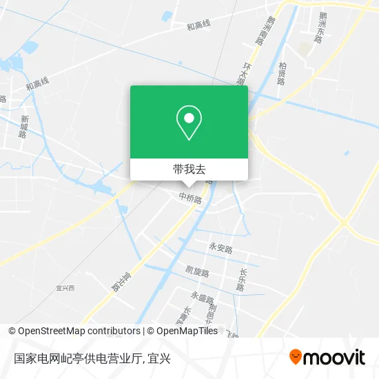 国家电网屺亭供电营业厅地图