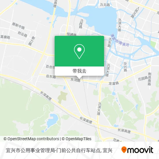 宜兴市公用事业管理局-门前公共自行车站点地图