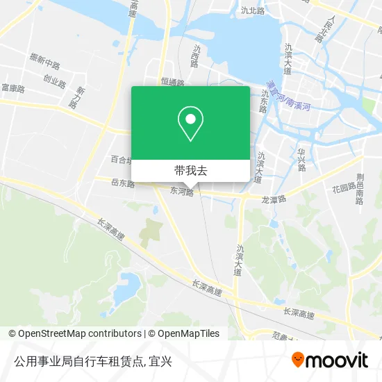 公用事业局自行车租赁点地图