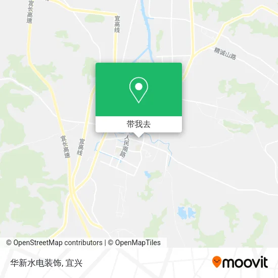 华新水电装饰地图