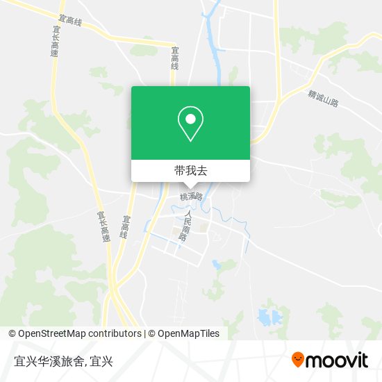 宜兴华溪旅舍地图