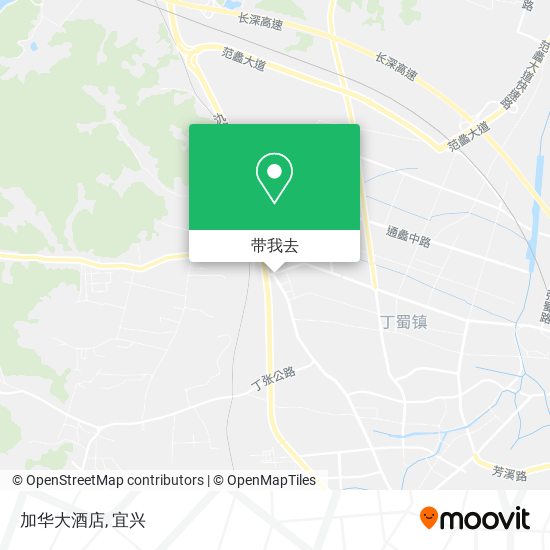 加华大酒店地图
