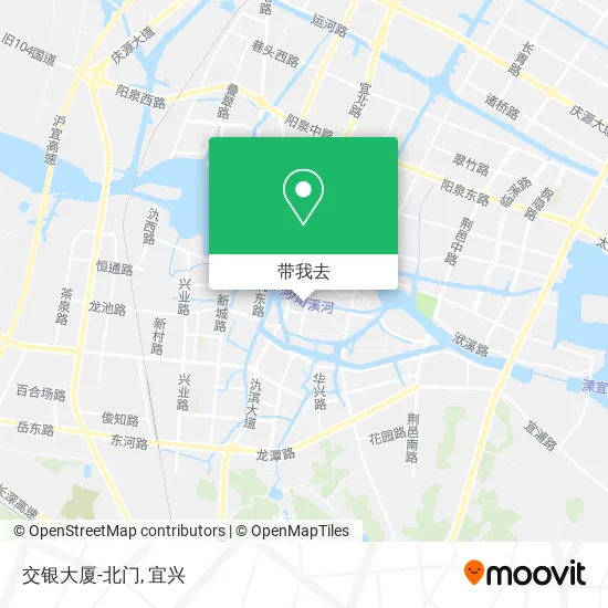 交银大厦-北门地图