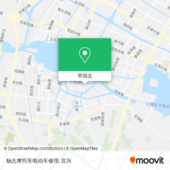 杨志摩托车电动车修理地图